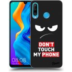 Pouzdro Picasee silikonové Huawei P30 Lite - Angry Eyes - Transparent černé – Hledejceny.cz