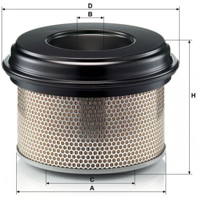 MANN-FILTER Vzduchový filtr MANN C33922 (MF C33922) – Hledejceny.cz