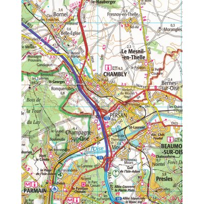 190 Paris Chantily Fontainebleau 1:100t mapa – Hledejceny.cz