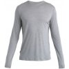 Pánské sportovní tričko Icebreaker Mens Merino 125 Cool-Lite Sphere III LS Tee Metro Heather