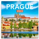 Nástěnný poznámkový Presco Group Praha letní 30 × 30 cm 2022 – Zboží Mobilmania