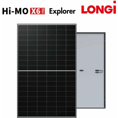 Longi 460 Wp Black Frame Hi-MO X6 Max Explorer 22,5% LR7-54HTH-460M – Zboží Mobilmania