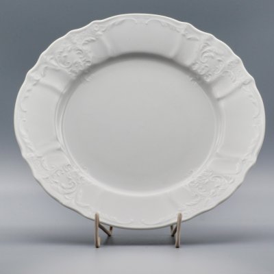 Thun BERNADOTTE Porcelánový Talíř mělký 25 cm bílá – Zbozi.Blesk.cz