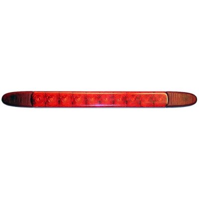 Hella Zadní brzdové/obrysové LED světlo 24V (červené plexi) červené – Zboží Mobilmania