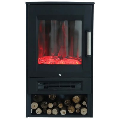 Voltomat HEATING Elektrický krb 1800 W 44 × 74,5 × 34,5 cm B-BI-BG00808-4 černý – Zboží Dáma