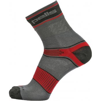 Pells ponožky Race Long šedá/červená