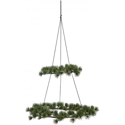 House Doctor Závěsná dekorace z umělého jehličí Hang Green zelená barva kov plast – Hledejceny.cz