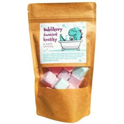 Pure Harmony Bublíkovy šumivé kostky s probiotiky - sůl do koupele 180 g – Hledejceny.cz