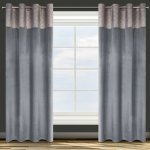 ZÁVĚS DESIGN91 AGNES 140X250 CM TMAVĚ ŠEDÝ – Hledejceny.cz