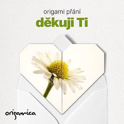 Origami přání - Děkuji Ti – Hledejceny.cz