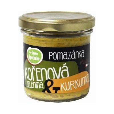 Green Apotheke Rostlinná Pomazánka kořenová zelenina/kurkuma 140 g – Sleviste.cz