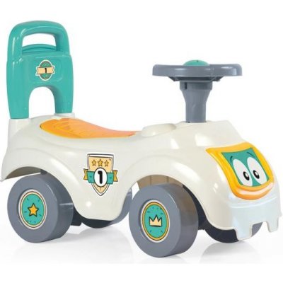 Dolu Odrážedlo auto s opěradlem bílá – Zboží Dáma