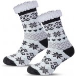 Ponožky na spaní HVĚZDIČKY hnědé – Zboží Dáma