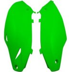 Rtech Boční číslové tabulky Kawasaki neon pár zelené