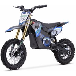 Elektrická Minicross motorka EcoWheel Silender 1000W 12/10 modrá