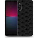 Pouzdro Picasee silikonové Sony Xperia 10 IV 5G - Separ - Black On Black 1 černé – Zboží Mobilmania