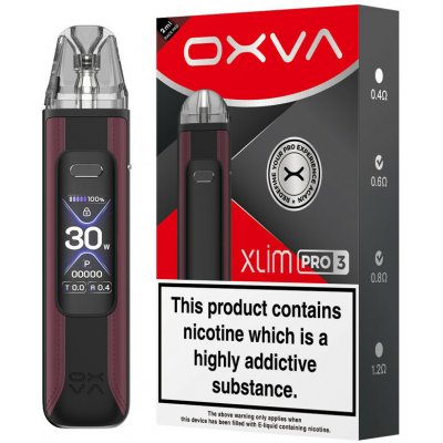 OXVA Xlim Pro 3 1500 mAh Race Red – Sleviste.cz