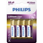 Philips Ultra Lithium AA 4ks FR6LB4A/10 – Zboží Živě