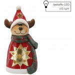 Pro-Tech shop Vánoční LED figurka sob s hvězdičkami 21x18,7x40cm 69841 – Hledejceny.cz