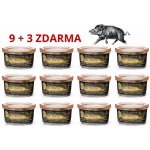 Via Delicia paštika z divočáka na červeném víně 12 x 130 g – Sleviste.cz