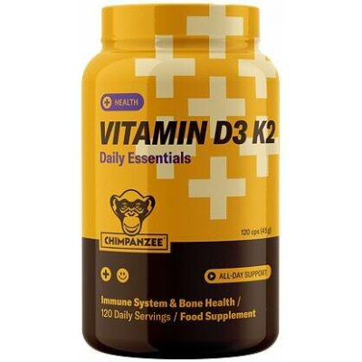 Chimpanzee VITAMIN D3 K2 120 ks – Hledejceny.cz