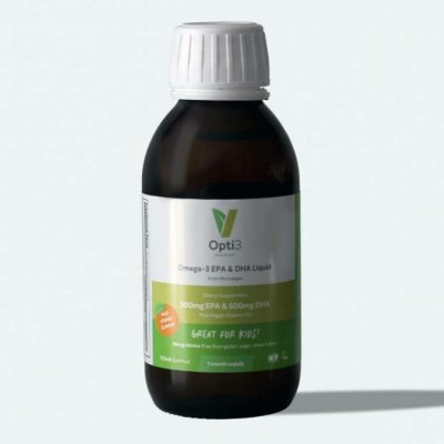 Vegetology Opti-3, Omega-3 EPA a DHA s vitaminem D3 tekuté 150 ml – Hledejceny.cz