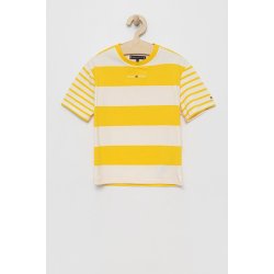 Tommy Hilfiger dětské tričko žlutá