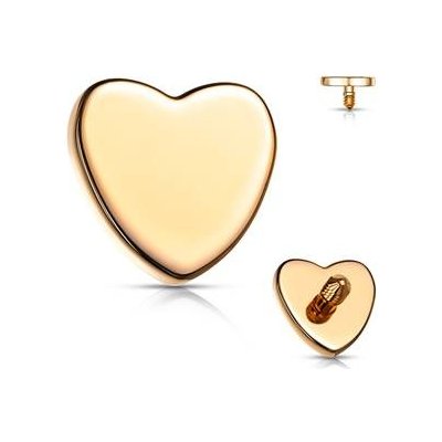 Šperky4U náhradní srdíčko k labretě ND020-03RD – Hledejceny.cz