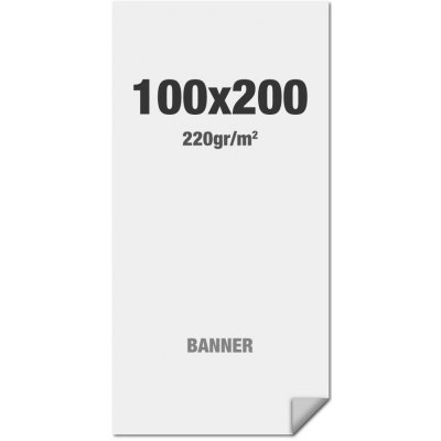 Jansen Display Prémiový bannerový tisk No Curl 220g/m2,matný povrch, 1000x2000mm – Zboží Živě