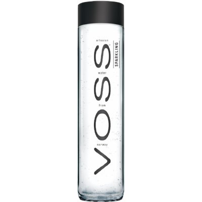 Voss perlivá voda 800 ml v designové skleněné lahvi