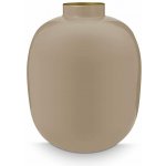 Pip Studio velká kovová váza 32cm, šedohnědá – Hledejceny.cz