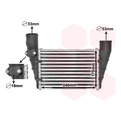 chladič turba VAN WEZEL 03004112 | Zboží Auto