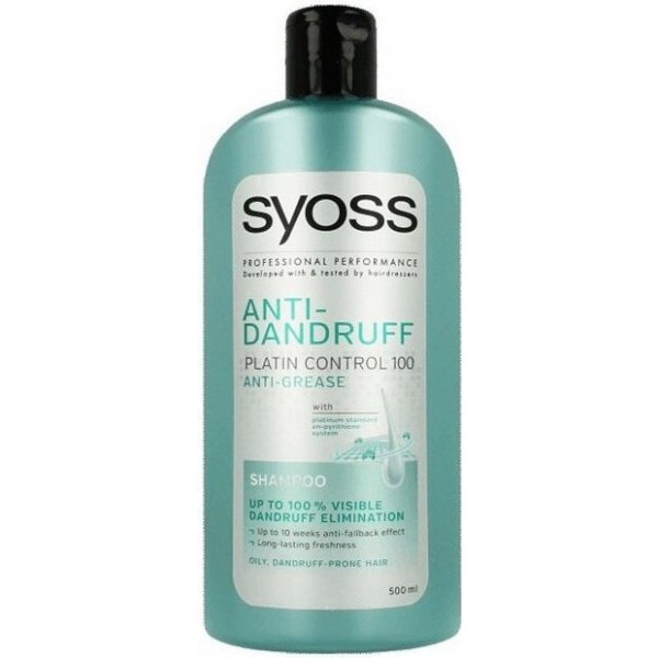 Syoss Anti-Dandruff Anti Grease Shampoo 500 ml od 99 Kč - Heureka.cz