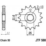 JT Sprockets JTF580-17RB – Zboží Mobilmania