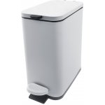 Nimco 5l bílý do koupelny oblé hrany nášlapný s obdélníkovým víkem KOS 11005-05 – Zbozi.Blesk.cz