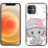 Pouzdro a kryt na mobilní telefon Apple Pouzdro mmCase gelové iPhone 12 mini - růžový slon