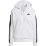 adidas Essentials 3-STRIPES Hoodie bílá – Zboží Dáma