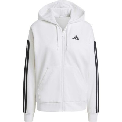 adidas Essentials 3-STRIPES Hoodie bílá – Zboží Dáma