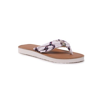 Tommy Hilfiger žabky Th Elevated Beach Sandal Print FW0FW07164 ecru