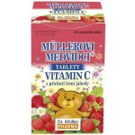 Müllerovi medvídci s vit.C a přích. jahody 45 tablet – Hledejceny.cz