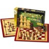 Šachy Bonaparte Šachy, dáma, mlýn dřevěné figurky a kameny společenská hra