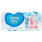 Happy Mimi Dětské vlhčené ubrousky 99% vody 72 ks – Hledejceny.cz