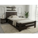 Textilomanie Paris zvýšená ořech s lamelovým roštem – Hledejceny.cz