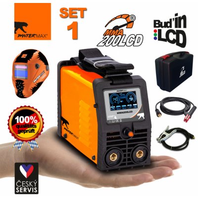 Pantermax MMA200LCD MMA/TIG SET 1 – Zboží Dáma