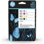 HP 950 originální inkoustová kazeta černá, azurová, purpurová, žlutá 6ZC65AE – Zboží Živě