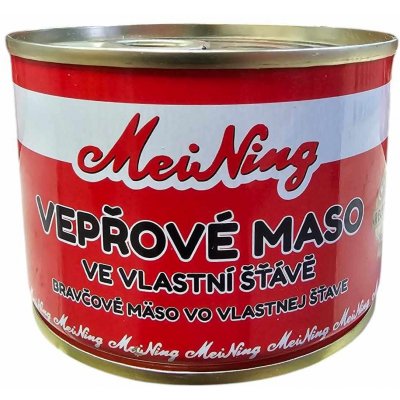 Mei Ning Vepřové maso ve vlastní šťávě, 180 g – Zboží Dáma