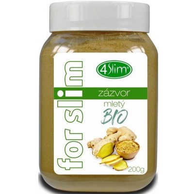 4Slim Bio Zázvorový prášek 200 g – Zbozi.Blesk.cz