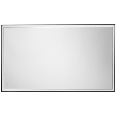 Nova Luce Černé závěsné zrcadlo s LED osvětlením Ambor 120 x 70 cm – Hledejceny.cz