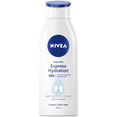 Nivea Expres Hydration lehké tělové mléko pro normální až suchou pokožku 400 ml – Zboží Dáma