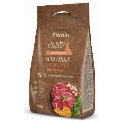 Fitmin Purity GF Adult Mini Beef 3 x 4 kg